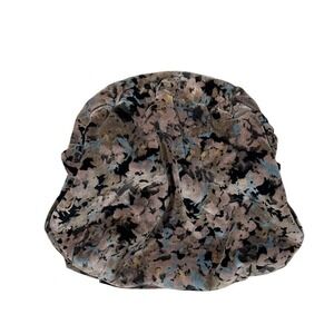 Vintage Richmark Velvet Floral Clutch‎ Bag Evening Purse 90s Romantic Soft